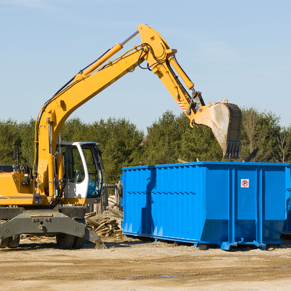 can i choose the location where the residential dumpster will be placed in Poteau OK